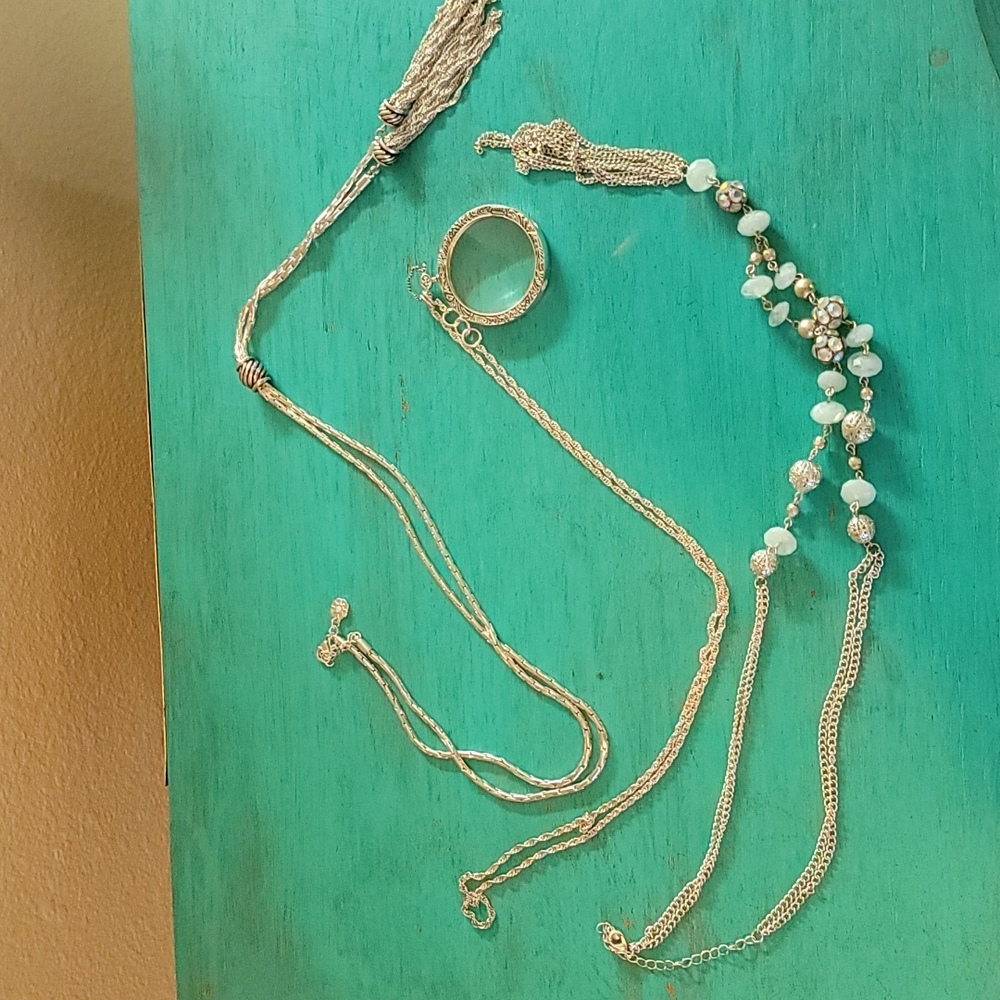 Bundle of 3 long necklaces